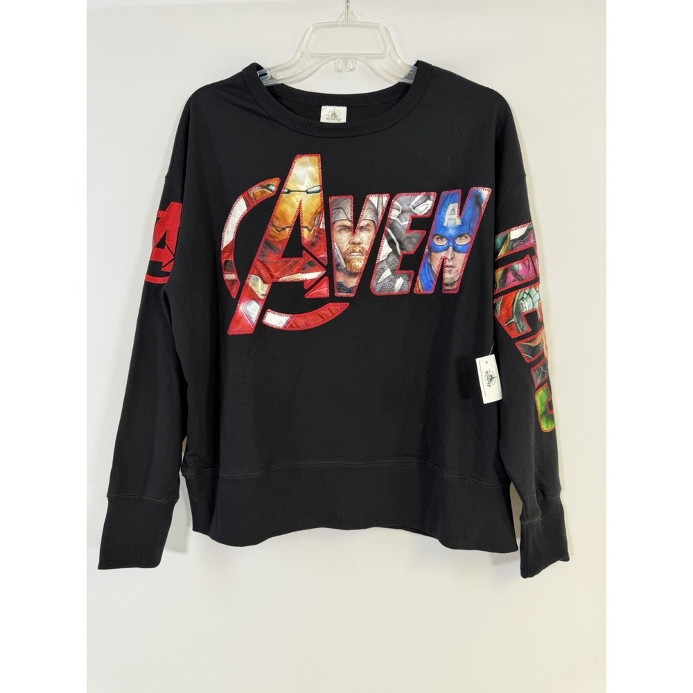 Disney Marvel Avengers Long Sleeve Top for Adults Size Large NWT Embroidered